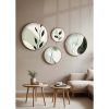 Set of 4 Decorative Framed MDF Paintings, Solid Wood