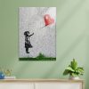 Banksy Tempered Glass Art, 30x45 cm, 4mm Thick