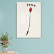 Banksy Tempered Glass Art, 30x45 cm, 4mm Thick
