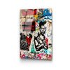 Banksy Tempered Glass Art, 45x65 cm, 4mm Thick