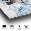 Elegant Tempered Glass Painting, 70 x 100 cm, 4 mm
