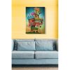 Elegant Canvas Painting, 50x70 cm, 100% Canvas, Wood Frame