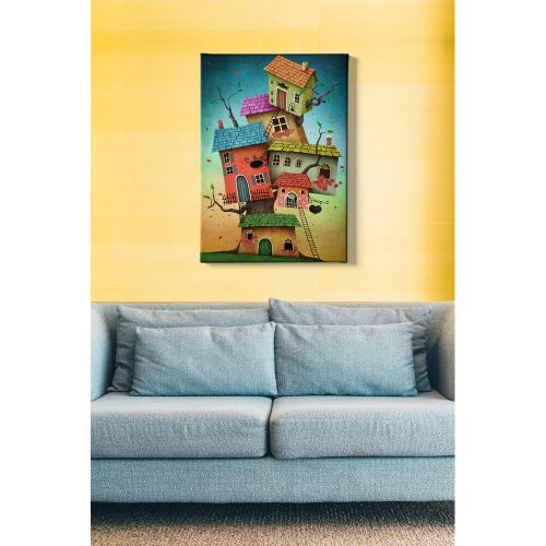 Elegant Canvas Painting, 50x70 cm, 100% Canvas, Wood Frame