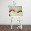 Michelangelo Canvas Art, 45x70 cm, Suede, Wooden Frame
