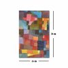 Paul Klee Decorative Canvas Painting, 45x70 cm, Suede