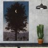 René Magritte Decorative Canvas Painting, 45x70 cm