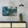 Claude Monet Decorative Canvas Painting, 45x70 cm, Suede