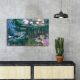 Claude Monet Decorative Canvas Painting, 45x70 cm, Suede