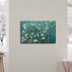 Almond Blossoms Canvas Art, 45x70 cm, Suede Finish