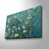 Almond Blossoms Canvas Art, 45x70 cm, Suede Finish