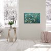 Almond Blossoms Canvas Art, 45x70 cm, Suede Finish