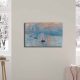 Claude Monet Decorative Canvas Painting, 45x70 cm, Suede