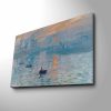 Claude Monet Decorative Canvas Painting, 45x70 cm, Suede