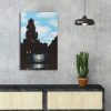 René Magritte Decorative Canvas Painting, 45x70 cm, Suede