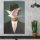 Man in a Bowler Hat Canvas Art, 45x70 cm, Suede