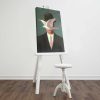 Man in a Bowler Hat Canvas Art, 45x70 cm, Suede