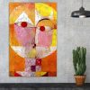 Paul Klee Decorative Canvas Painting, 45x70 cm, Suede