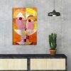 Paul Klee Decorative Canvas Painting, 45x70 cm, Suede