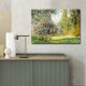 Claude Monet Decorative Canvas Painting, 70x100 cm, Suede