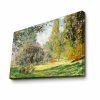 Claude Monet Decorative Canvas Painting, 70x100 cm, Suede