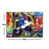 Franz Marc Decorative Canvas Painting, 70x100 cm, Suede