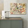 Kandinsky Decorative Canvas Painting, 70x100 cm, Suede