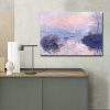 Claude Monet Decorative Canvas Painting, 70x100 cm, Suede