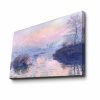 Claude Monet Decorative Canvas Painting, 70x100 cm, Suede