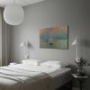 Claude Monet Decorative Canvas Painting, 70x100 cm, Suede