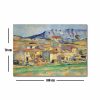 Decorative Canvas Painting by Cézanne, 70x100 cm, Suede