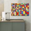 Kandinsky Decorative Canvas Painting, 70x100 cm, Suede