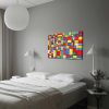 Kandinsky Decorative Canvas Painting, 70x100 cm, Suede