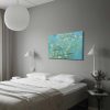 Almond Blossoms Canvas Art, 70x100 cm, Suede, Framed