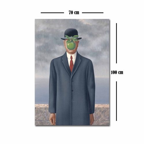 René Magritte 'The Son of Man' Canvas Art, 70x100 cm