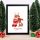 Framed MDF Wall Art, 24x29 cm, Antibacterial, UV Print