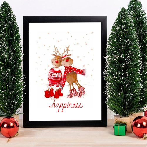 Framed MDF Wall Art, 24x29 cm, Antibacterial, UV Print