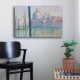Claude Monet Canvas Painting, Le Grand Canal, 45x70 cm
