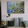 Claude Monet Decorative Canvas Painting, 70x100 cm