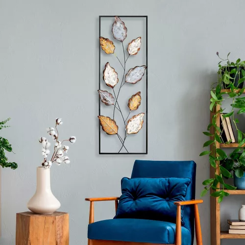 Handmade Metal Wall Accessory, 32 x 90 cm | 100% Metal, Unique Design