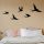 Elegant Black Metal Bird Wall Decor Set (5 Pieces), 100% Metal, Perfect for Home & Office