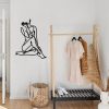 Stylish Black Metal Wall Art Decor - 39 x 50 cm | Durable 1.2mm Metal | Perfect for Home & Office