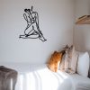 Stylish Black Metal Wall Art Decor - 39 x 50 cm | Durable 1.2mm Metal | Perfect for Home & Office