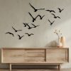 Decorative Metal Wall Birds Set, Black, 100% Metal | 11 Unique Designs, Perfect for Home Decor
