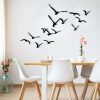 Decorative Metal Wall Birds Set, Black, 100% Metal | 11 Unique Designs, Perfect for Home Decor