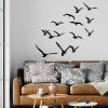 Decorative Metal Wall Birds Set, Black, 100% Metal | 11 Unique Designs, Perfect for Home Decor
