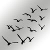 Decorative Metal Wall Birds Set, Black, 100% Metal | 11 Unique Designs, Perfect for Home Decor