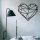 Elegant Black Metal Wall Accessory, 47 x 40 cm | 100% Metal, 1.2mm Thick | Stylish Home Decor