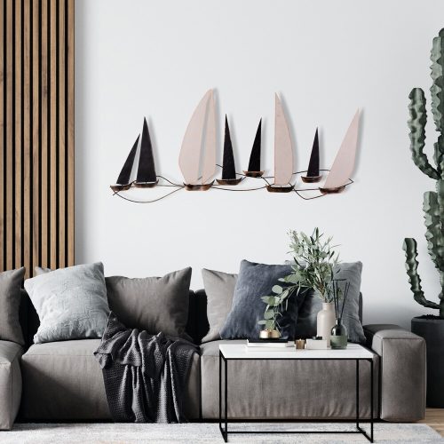 Handmade Metal Wall Accessory, 117 x 52 cm | 100% Metal, Unique Design
