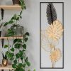 Hand-Painted Metal Wall Accessory, 32x5x90 cm | 100% Metal, Unique Design