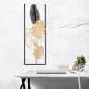 Hand-Painted Metal Wall Accessory, 32x5x90 cm | 100% Metal, Unique Design